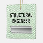 構造技術者梁 セラミックオーナメント (左)