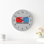 構造技術者連盟 ラージ壁時計 (ホーム)