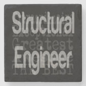 構造技術者 ストーンコースター (正面)