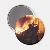 構造物の火災 マグネット (正面/裏面)