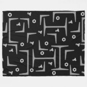 構造用鋼パターン フリースブランケット (正面(横))