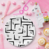 構造用鋼パターン ペーパープレート (パーティー)