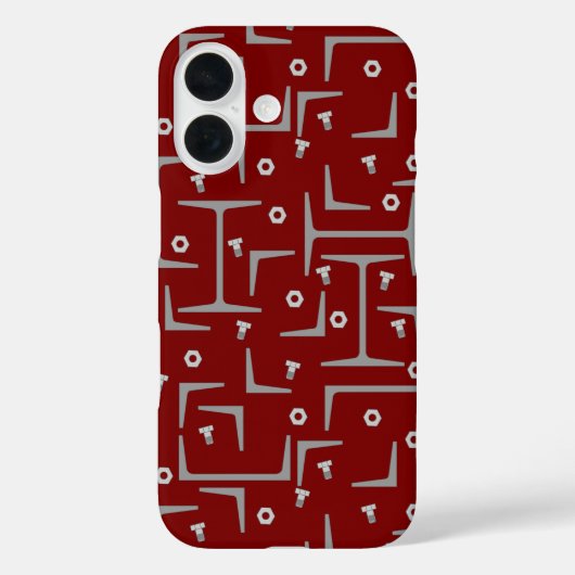 構造用鋼パターン Case-Mate iPhoneケース (裏面)