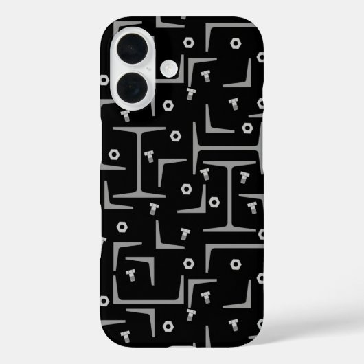 構造用鋼パターン Case-Mate iPhoneケース (裏面)