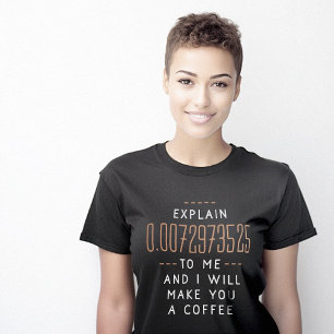 構造素晴らし定数コーヒーおもしろい Tシャツ