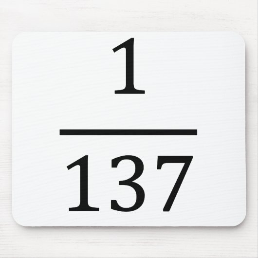 構造素晴らし定数 マウスパッド (正面)