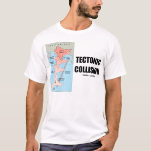 構造衝突(ヒマラヤ山脈) Tシャツ