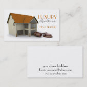 槌の名刺が付いている家 名刺 (正面/裏面)