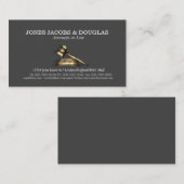 槌弁護士の弁護士の法律事務所の名刺 名刺 (正面/裏面)