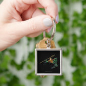 槍で突き出たアクアマン キーホルダー (手)