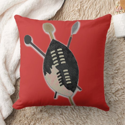 槍と盾 クッション (ブランケット)