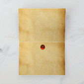 槍に乗ったヒョウのギリシャのモザイクのあるディオニュソス カード (内部)