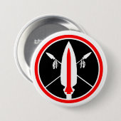 槍のミサイルの懇親会Fort Sillオクラホマ2015年 缶バッジ (正面&裏面)