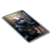 槍の磁石を持つ中世ネズミ マグネット (右側)