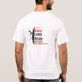 槍のFTの土台のOKの2012年の懇親会 Tシャツ (裏面)