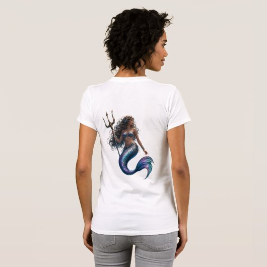 槍を持つセイレーン Tシャツ (裏面フル)