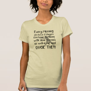 槍投げによってはトラック分野のワイシャツが夢を見ます Tシャツ