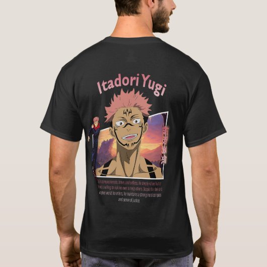 槍海戦グラフィックティー | 板取裕司シャツ Tシャツ (裏面)