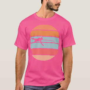 槍釣り魚狩りフリー潜水漁師 Tシャツ