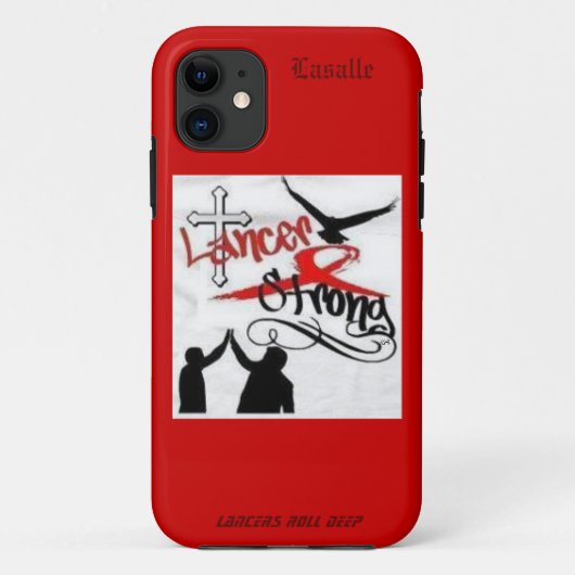 槍騎兵の強いLasalle IPhoneの例 Case-Mate iPhoneケース (裏面)