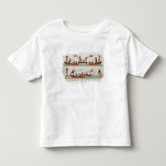 槍騎兵間の有名な馬上槍試合 トドラーTシャツ (正面)