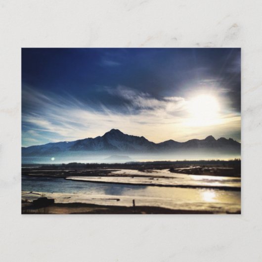 様々なアラスカの風景 ポストカード (正面)