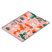 様々なカウボーイブーツパターン ノートブック (左側)