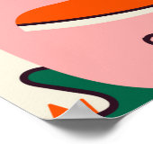 様々なカウボーイブーツパターン ポスター (角)