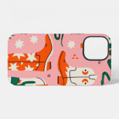 様々なカウボーイブーツ柄 iPhoneケース (裏面横)