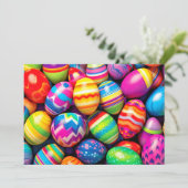 様々なカラフルレトロイースターエッグ シーズンカード (スタンド正面)
