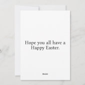 様々なカラフルレトロイースターエッグ シーズンカード (裏面)