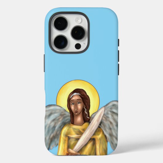 様々なサイズのiPhoneケース 聖ミカエル Case-Mate iPhoneケース (裏面)