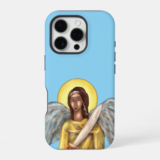 様々なサイズのiPhoneケース 聖ミカエル iPhoneケース (裏面)