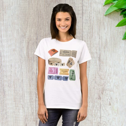様々なチケット Tシャツ