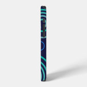 様々な幾何学模様のシームレスパターン iPhoneケース (左側面)