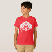 様々な梅の花 Tシャツ (正面フル)