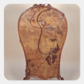 様々な森の木象嵌の火幕 スクエアシール (正面)