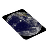 様々な熱帯嵐を示す完全な地球。 マグネット (右側)