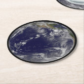 様々な熱帯嵐を示す完全な地球。 ラウンドペーパーコースター (アングル)