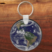 様々な熱帯雨系を示す全地球。 キーホルダー (正面)