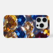 様々な色のダイヤモンド iPhoneケース (裏面横)