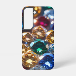 様々な色のダイヤモンド SAMSUNG GALAXY S22ケース