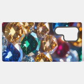 様々な色のダイヤモンド SAMSUNG GALAXYケース (裏面横)
