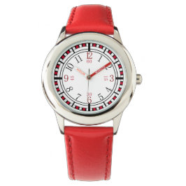 様々な色の詳細な文字盤 腕時計