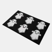 様々な表情の幽霊たち ハロウィン ドアマット (アングル)