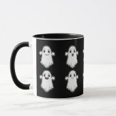 様々な表情の幽霊 ハロウィン マグカップ (左)