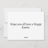 様々な鮮やかフェスティバルイースターエッグ シーズンカード (裏面)