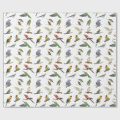 様々カラフルな ラッピングペーパー (フラット)