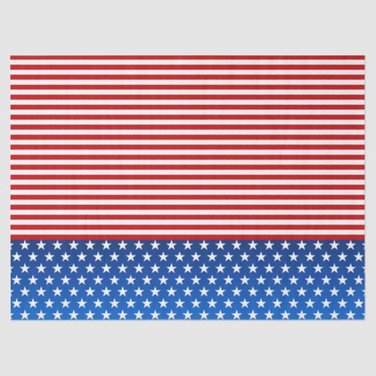 様式化されたアメリカ国旗 薄葉紙 (正面)