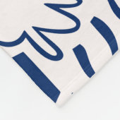 様式化されたイギリスの地図:ヴィンテージ旅行。 フリースブランケット (角)